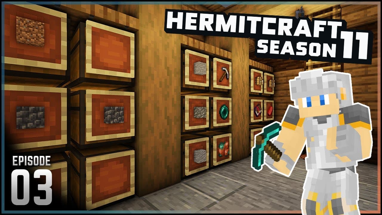 Simple Storehouse | Hermitcraft S11 - Ep. 3