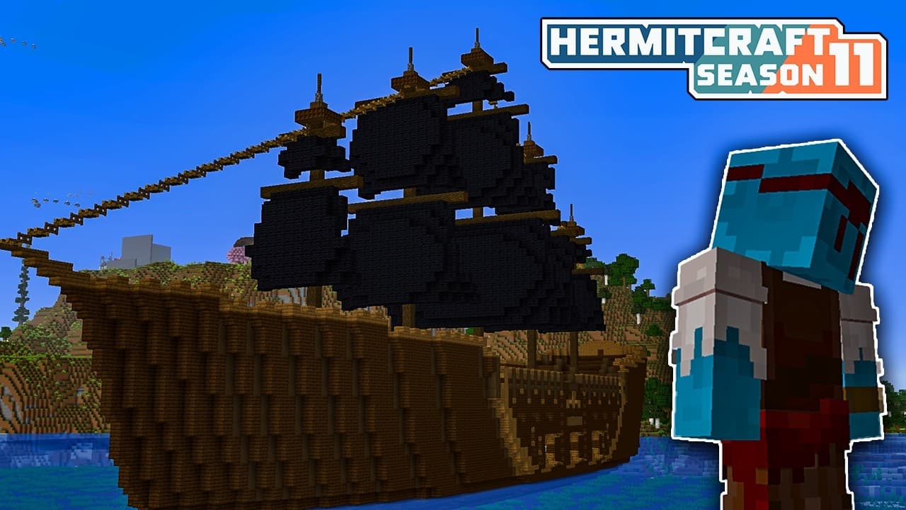 Hermitcraft 11 - Ep. 19: INSANE MEGA SHIP!! (Minecraft Let's Play)