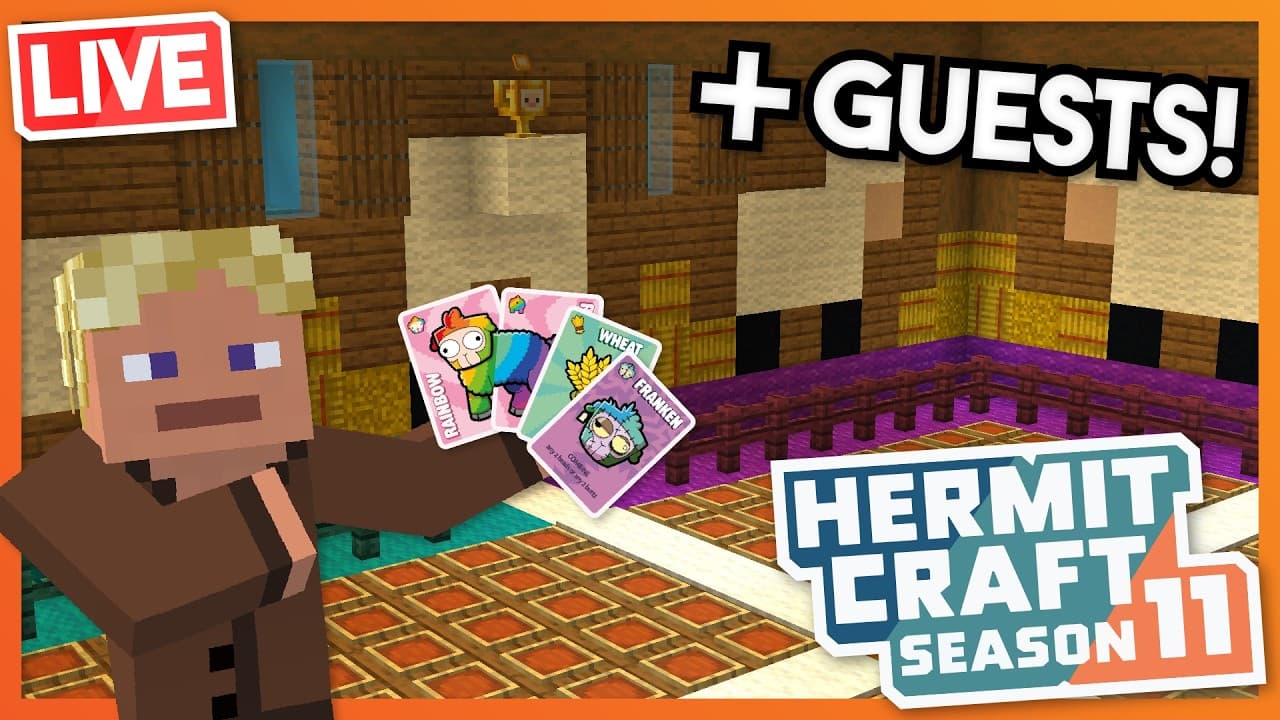 🔴Guests Play: Is That Sheep Looking At Me?!!! - Minecraft Hermitcraft Season 11