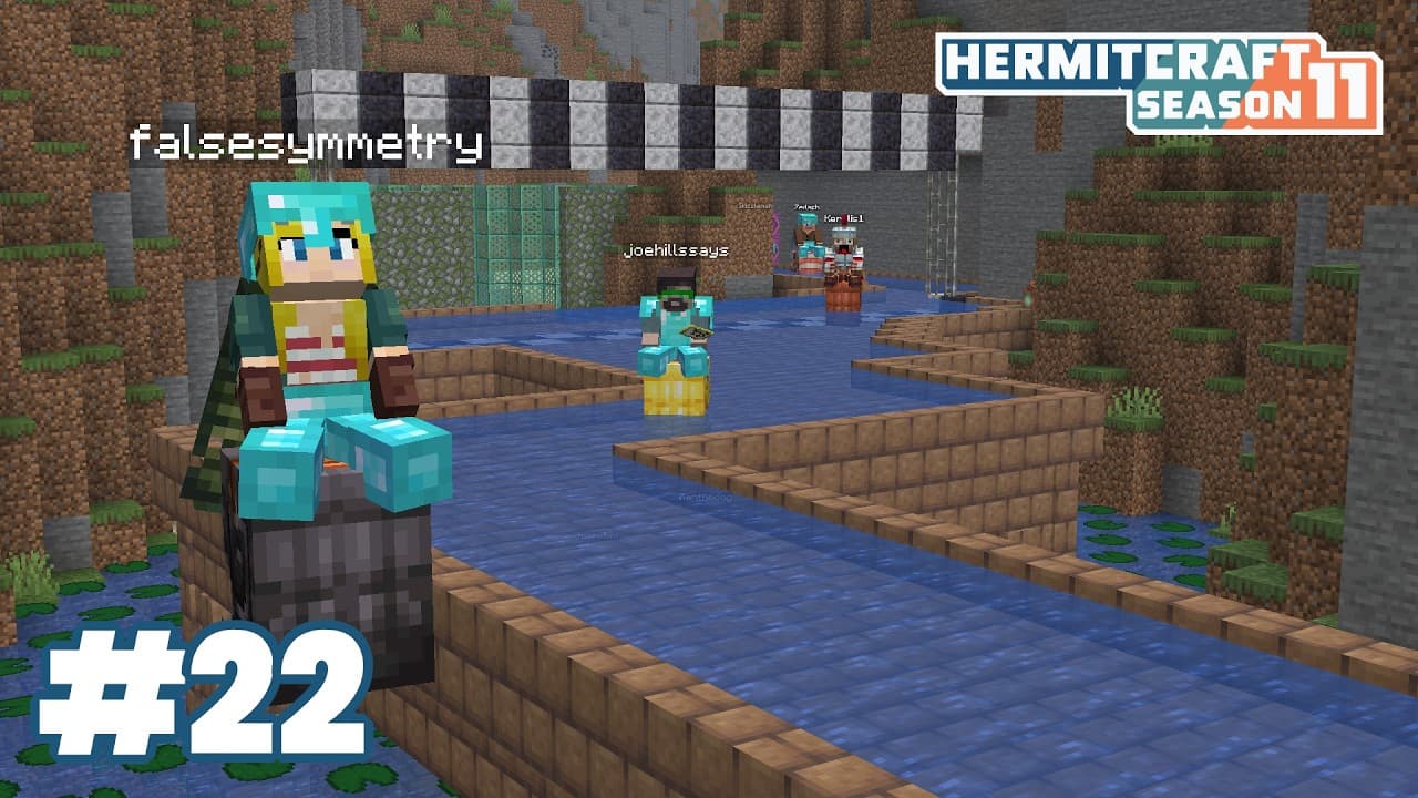 Week 3 of the Nautilus Racing League (feat. many Hermit pals!) — HermitCraft 11: ep 22