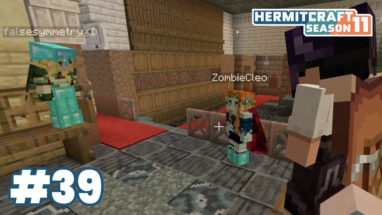 Vandalizing the C-Team! Credit union push! Firefighter interview!— HermitCraft 11: ep 39