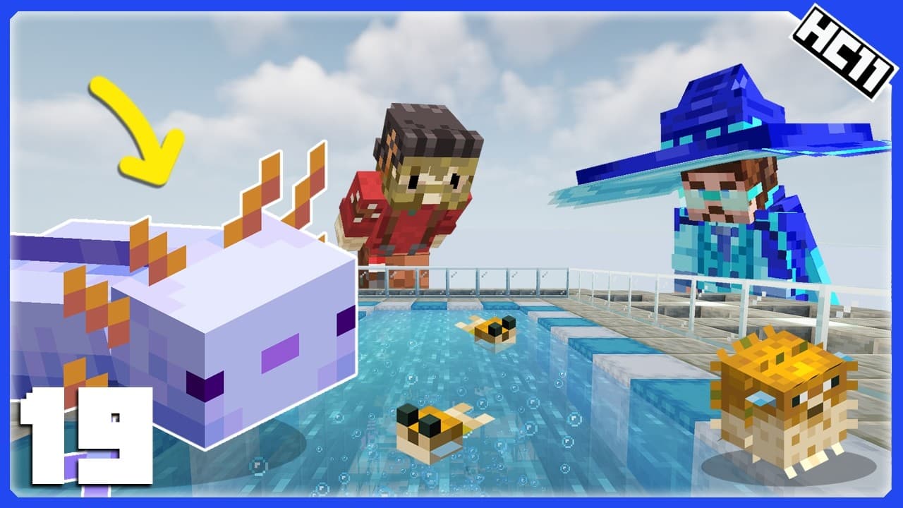 The Blue Axolotl Sidequest! | HermitCraft 11 | Ep 19