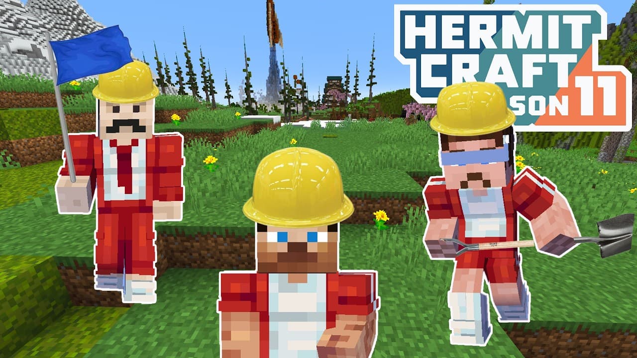 C TEAM Planting Their Flag! - HermitCraft S11 Ep24
