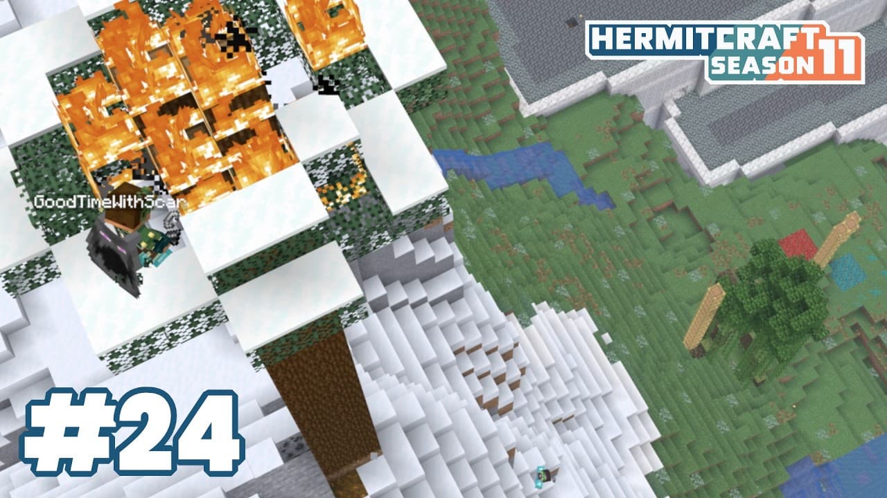 Conversations with an arsonist (GoodTimesWithScar)! Nautilus Racing Week 5 ! — HermitCraft 11: ep 24