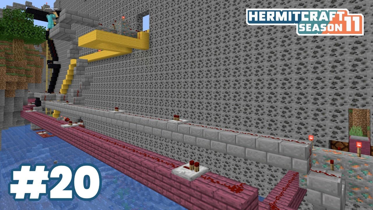 Breezedasher! Prototyping my wind charge mini-game's redstone! — HermitCraft 11: ep 20