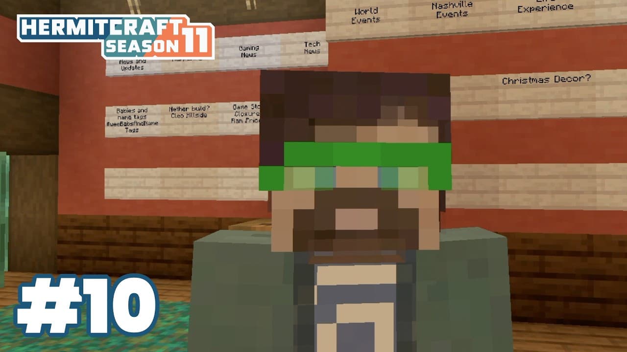 New Years Predictions! Good New Years resolutions? Striking the Dickens set! — HermitCraft 11: ep 10