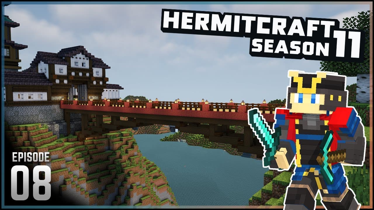 Gatehouse and Bridge | Hermitcraft S11 - Ep. 8