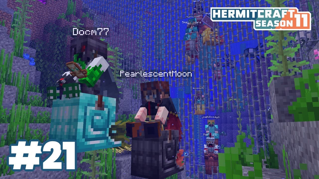 Nautilus Racing League! Races 1 & 2! — HermitCraft 11: ep 21