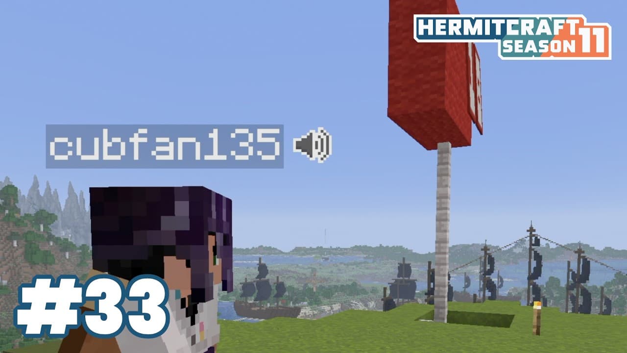 40th birthday reflections! Above par? Tee time with Cubfan135! — HermitCraft 11: ep 33