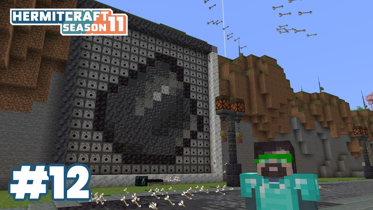 Free arrows via the Flint Nap! Shop build on G Street! — HermitCraft 11: ep 12