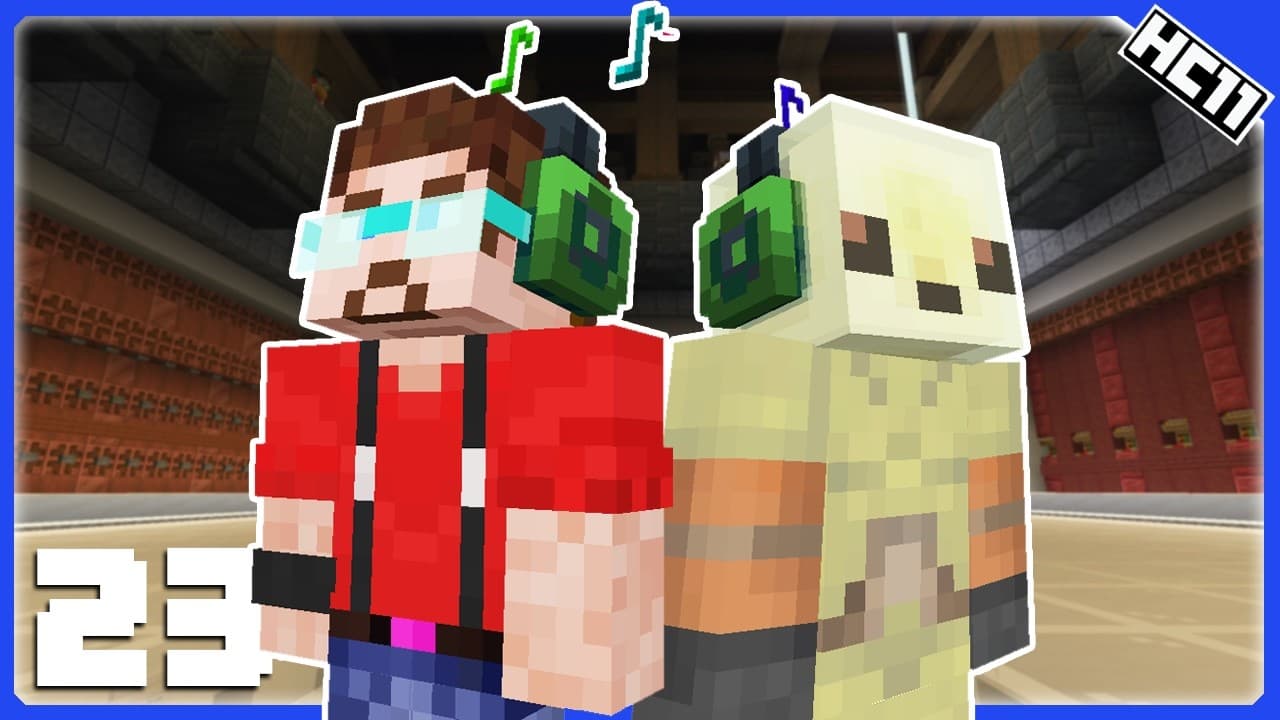 Making mad beats with my main man Xisuma! | HermitCraft 11 | Ep 23