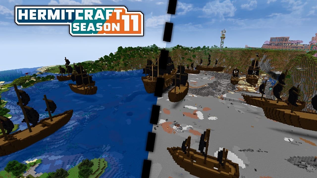 DRAINING THE BAY! | Hermitcraft 11 - Ep 26 | Minecraft Let's Play