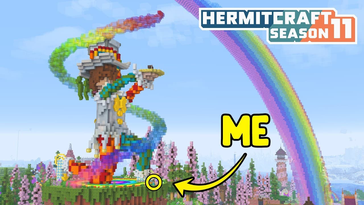 MEGA Statue! | Hermitcraft Season 11 | Ep.28