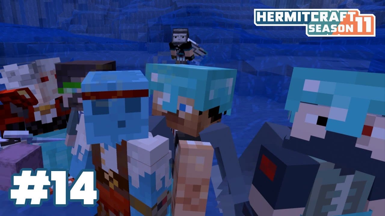 Jevin's big dig! Redstone lab refit! (feat. impulseSV, Hypno, Etho, & more!)— HermitCraft 11: ep 14