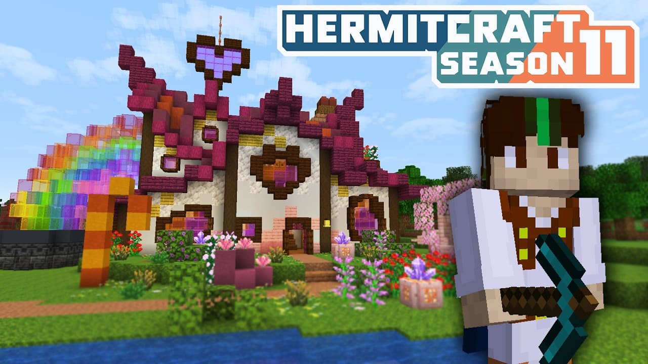 Colourful Starter Base! | Hermitcraft Season 11