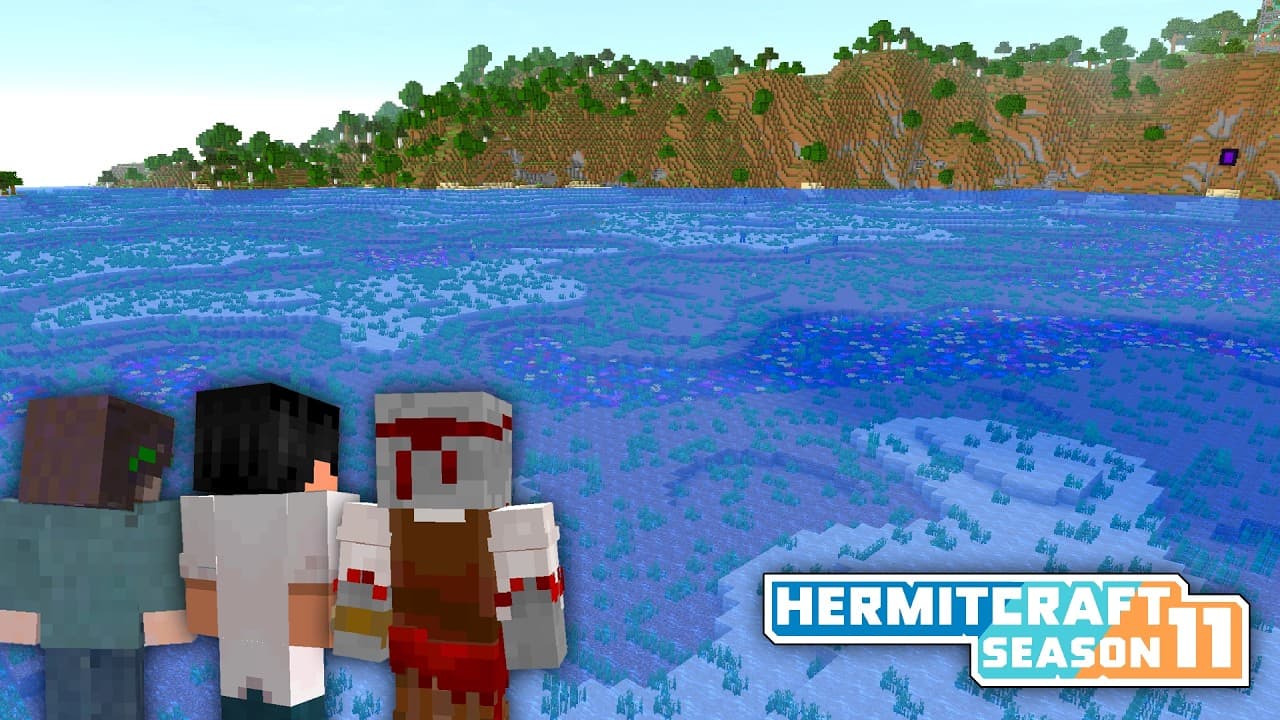 FILLING IN THE BAY! | Hermitcraft 11 - Ep 42 | Minecraft Let's Play
