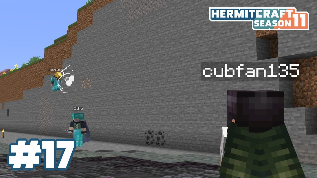 Nether tunnels! Wind charges! Lighting grids! (feat. Cleo, Gem, & more!) — HermitCraft 11: ep 17