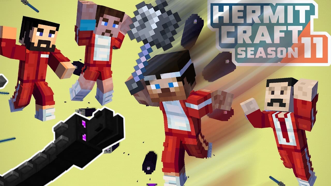 C Team One Hitting The Dragon! - HermitCraft S11 Ep13