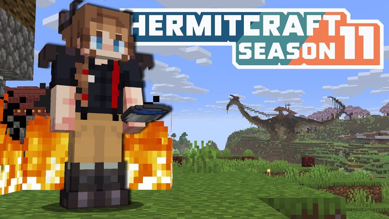 Everything BURNS... But Not Me! | Hermitcraft 11: Episode 3