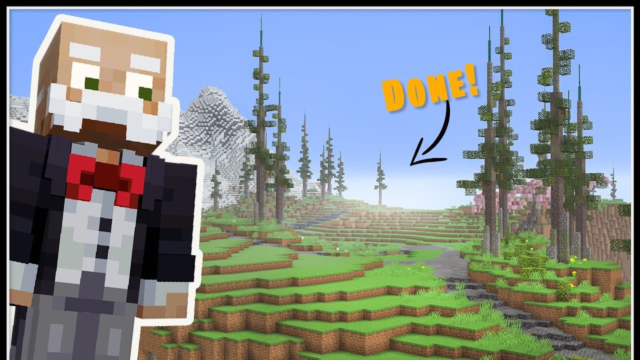 I Finshed The SHOPPING DISTRICT! - Hermitcraft 11 Episode 8