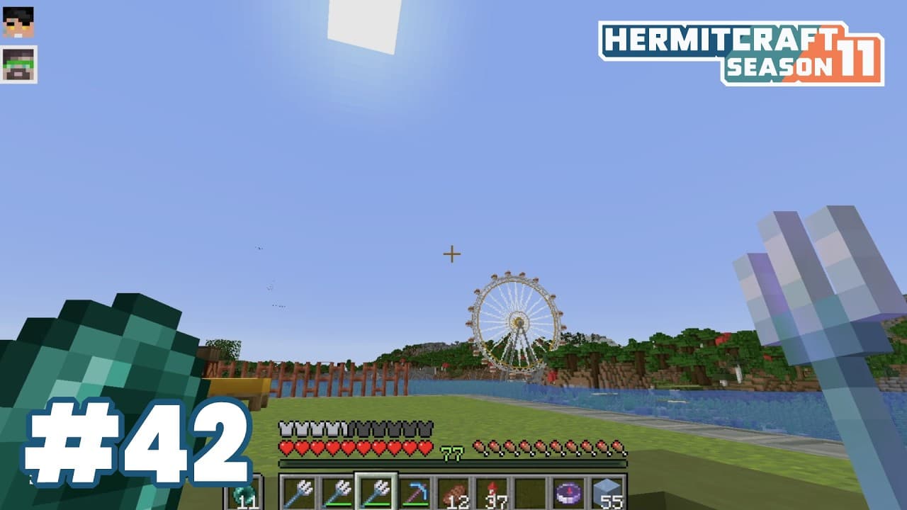 Hermit Grove Golf Course with CubFan135! My first attempt at the front nine! — HermitCraft 11: ep 42