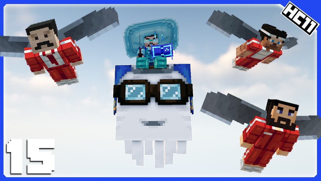 Smashing Dragons with the C-TEAM! | HermitCraft 11 | Ep 15