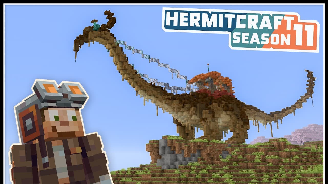 My Starter Base Is ALIVE! -  Hermitcraft 11 Episode 1