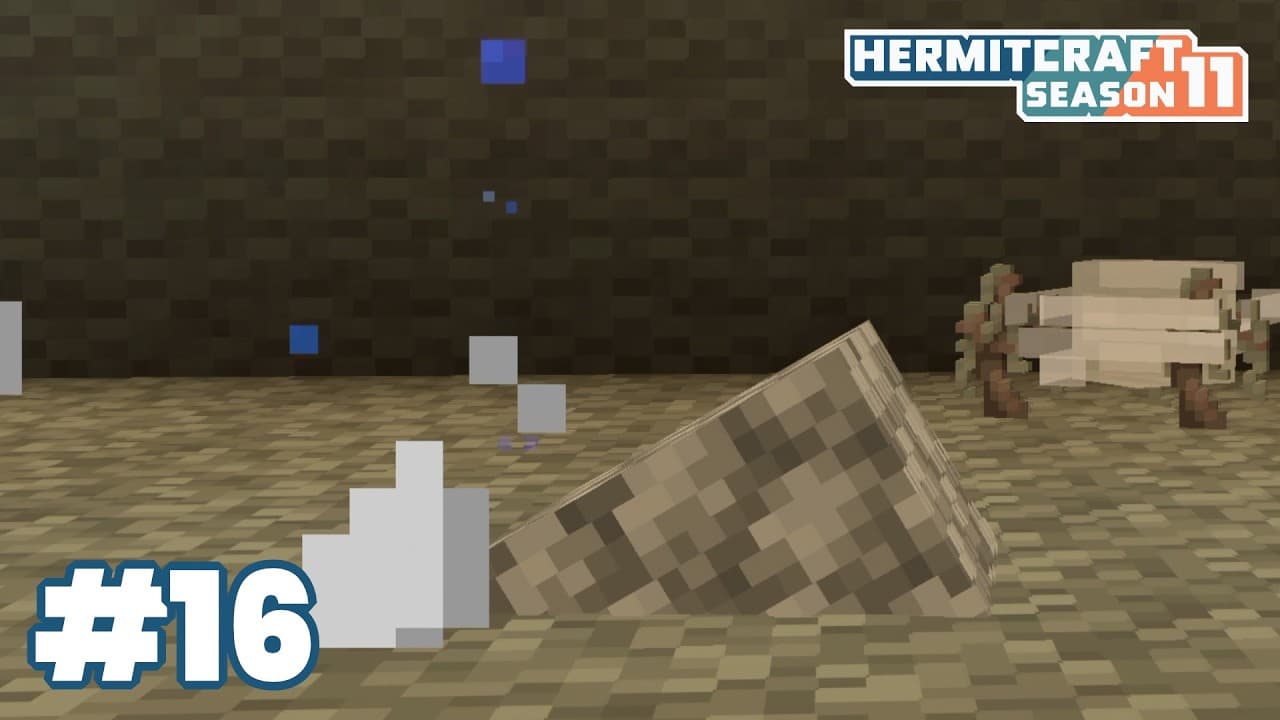 Scale model stormy weather table! Theatre basement layout! — HermitCraft 11: ep 16x