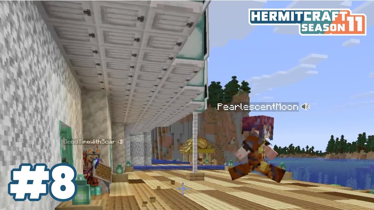 Boxing Day visit to xB's base! Fire inspection with PearlescentMoon! — HermitCraft 11: ep 8