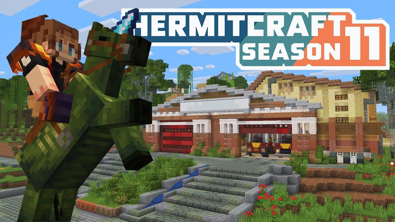 My Fire Station Base! | Hermitcraft 11: Episode 4